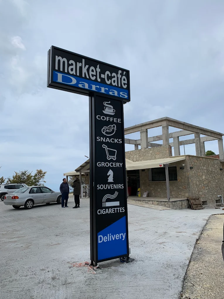 Darras Market Café sign
